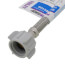 12" Braided Stainless Steel Toilet Connector (3/8" Compression x 7/8" Ballcock)