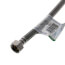 20" Braided Stainless Steel Faucet Connector, 3/8" Compression x 1/2" FIP (Lead Free)