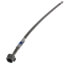 20" Braided Stainless Steel Toilet Connector (3/8" Compression x 7/8" Ballcock)