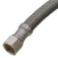 48" Braided Stainless Steel Dishwasher Connector w/ Garden Hose Elbow (3/8" x 3/8" Compression Thread)