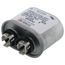 4 MFD Oval Motor Run Capacitor (370V)