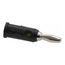 Banana Plug for 0.161 to 0.166 in Panel & Binding Post Baa Jack (Black), 1325-0