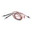 Test Leads Extension, Digital Multimeter with Non-Sheathed Banana Plugs (Black & Red), 5309A
