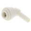 PP220808W 1/4" Push Fit x 1/4" Stem 90° Elbow