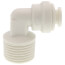 1/4" OD x 3/8" NPTF Rigid 90-Degree Elbow