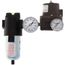 Pressure Reducing Valve for Dual Pressure Systems, w/ Sub-micron Filter Station, 2 PSI Gauges