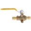 1/2" Expansion PEX Full Port Ball Valve w/ Waste Drain & Drop Ear Elbow (Lead Free)