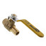 1/2" Expansion PEX x 1/2" Copper Brass Ball Valve (Lead Free)
