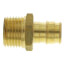 1/2" Expansion PEX x 1/2" NPT Male Adapter (Lead Free Brass)