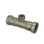 1-1/4" x 1-1/4" x 3/4" FPT MegaPress FKM Tee