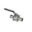 1" MegaPress FKM 3-Piece Stainless Steel Ball Valve