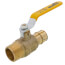 1" Expansion PEX x 1" Male NPT Brass Ball Valve (Lead Free)