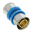 1/2" PEX Press Coupling w/ Attached Sleeve (Lead Free)