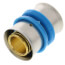 3/4" PEX Press Coupling w/ Attached Sleeve (Lead Free)