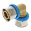 1/2" PEX Press 90° Elbow w/ Attached Sleeve (Lead Free)