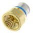 1/2" PEX Press x 1/2" Female Adapter w/ Attached Sleeve (Lead Free)