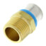 1/2" PEX Press x 1/2" Male Adapter w/ Attached Sleeve (Lead Free)