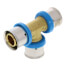 1/2" PEX Press Tee w/ Attached Sleeve (Lead Free)