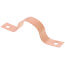 1" 24GA 2 Hole Solid Copper Strap