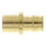 1/2" Expansion PEX x 1/2" Male Sweat Copper Fitting Adapter (Lead Free Brass)