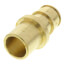 1/2" Expansion PEX x 1/2" Male Sweat Copper Fitting Adapter (Lead Free Brass)