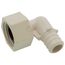3/4" PEX x 3/4" FPT PolyAlloy Crimp Swivel 90° Elbow