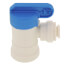 1/4" Tube OD x 1/4" Elbow Shutoff Valve