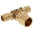 1/2" x 1/2" x 3/4" Expansion PEX Reducing Tee (Lead Free Brass)