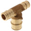 1/2" x 1/2" x 3/4" Expansion PEX Reducing Tee (Lead Free Brass)