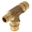 3/4" x 1/2" x 3/4" Expansion PEX Reducing Tee (Lead Free Brass)