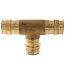 1-1/4" Expansion PEX Tee (Lead Free Brass)