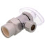 1/2" Nominal CPVC x 3/8" OD Compression Multi-Turn Angle Stop Valve (Chrome Plated)