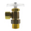 1/2" Nominal CPVC x 1/2" OD Compression Multi-Turn Angle Stop Valve (Chrome Plated)