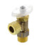 1/2" Nominal CPVC x 1/2" OD Compression Multi-Turn Angle Stop Valve (Rough Brass)