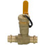 1/2" Press Ball Valve w/ Hose Drain (Lead Free)