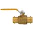 1" Press Full Port Brass Ball Valve (Lead Free)