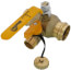 1-1/4" Press Ball Valve w/ Hose Drain (Lead Free)