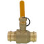 1-1/4" Press Ball Valve w/ Hose Drain (Lead Free)
