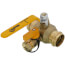 1-1/4" Press Ball Valve w/ Hose Drain (Lead Free)