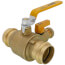 1-1/2" Press Ball Valve w/ Hose Drain (Lead Free)