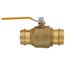 2" Press Full Port Brass Ball Valve (Lead Free)