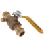 1/2" Full Port Press Ball Valve w/ Drain (Lead Free)