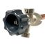 490X 8" Anti-Siphon Wall Hydrant, 1/2" PEX Crimp, Gray Handle, Diamond