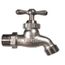 C-138 Hose Bibb - 3/4" MPT - Nickel Chrome Plated