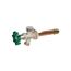 C-144T 8" Anti-Siphon Wall Hydrant, 3/4" MPT x 1/2" FPT, Diamond