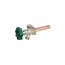 P-164D 4" Quarter Turn - Anti-Siphon Wall Hydrant, 1/2" MPT x 1/2" Sweat, Diamond