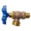 1/2" MPT Boiler Drain, Male Threaded, Blue Handle (Lead Free), 526.42LF-B