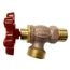 1/2" MPT Boiler Drain, Male Threaded, Red Handle (Lead Free), 526.42LF-R