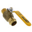 3/4" Press x MIP Full Port Forged DZR Brass Ball Valve w/ Reversible Handle (Lead Free)