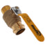 1" Press X 1" MIP Full Port Ball Valve w/ Reversible Handle (Lead Free)